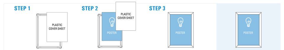 Installation diagram for Snap Frames